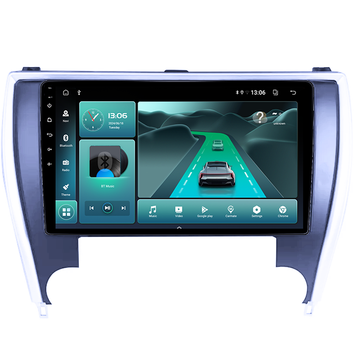 Navigatie dedicata Toyota Camry 2014-2017, 8GB RAM 128GB ROM, Octacore, Platforma TS18, Android 14, Display QLED 10", Suporta camera 360", DSP, Carplay&AndroidAuto [4]