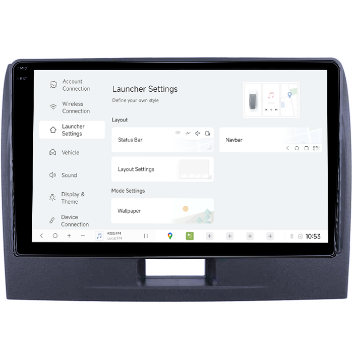 Navigatie dedicata Suzuki Wagonr 2010-2018, DUDU3, 4GB RAM 64GB ROM, Octacore, Platforma 8581, Android, Display QLED 9", DSP, Carplay&AndroidAuto [5]