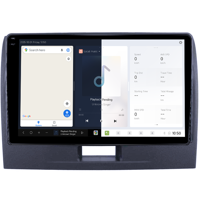 Navigatie dedicata Suzuki Wagonr 2010-2018, DUDU3, 4GB RAM 64GB ROM, Octacore, Platforma 8581, Android, Display QLED 9", DSP, Carplay&AndroidAuto [2]