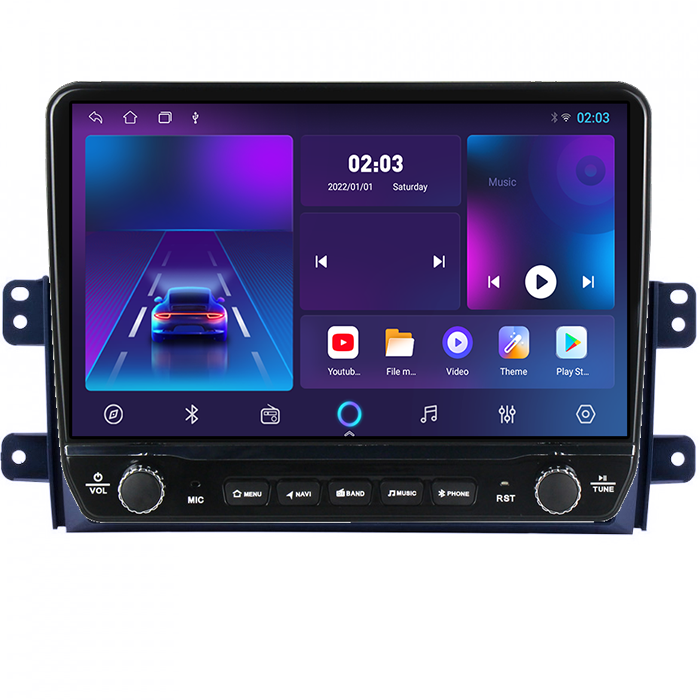 Navigatie dedicata Suzuki SX4 2006-2014 Tesla cu butoane rotative model 2024, 4GB RAM 64GB ROM, Procesor Quadcore, Android 14, Display QLED 10", DSP, Carplay&Android Auto [5]
