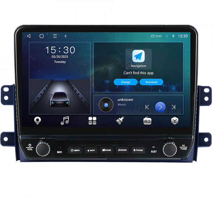 Navigatie dedicata Suzuki SX4 2006-2014 Tesla cu butoane rotative model 2024, 4GB RAM 64GB ROM, Procesor Quadcore, Android 14, Display QLED 10", DSP, Carplay&Android Auto [6]