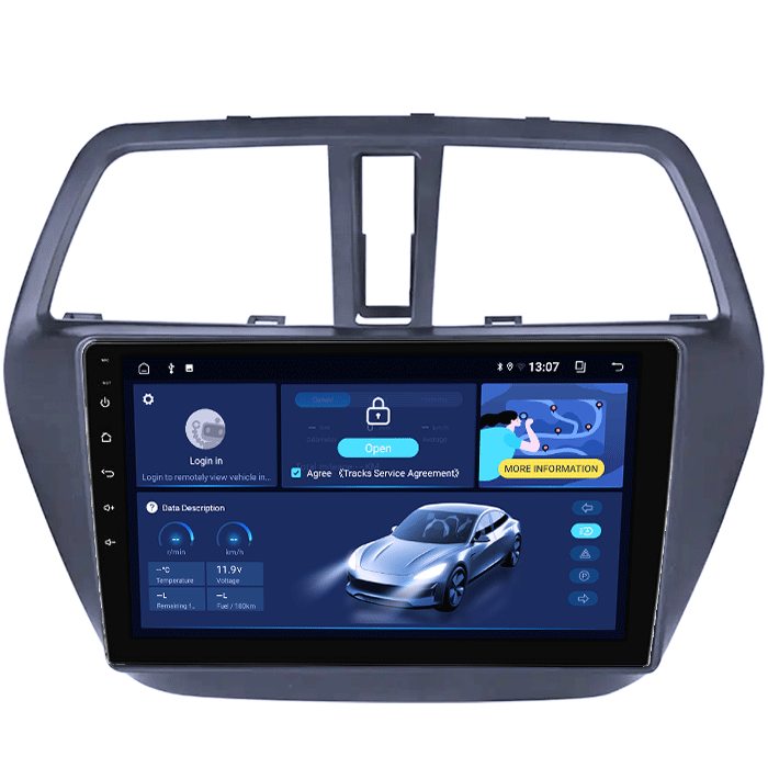 Navigatie dedicata Suzuki SX4 2014 S Cross, 8GB RAM 128GB ROM, Octacore, Platforma TS18, Android 13, Display QLED 9”, Suporta camera 360º, DSP, Carplay&Android Auto, SIM 4G, Ventilator Activ [1]
