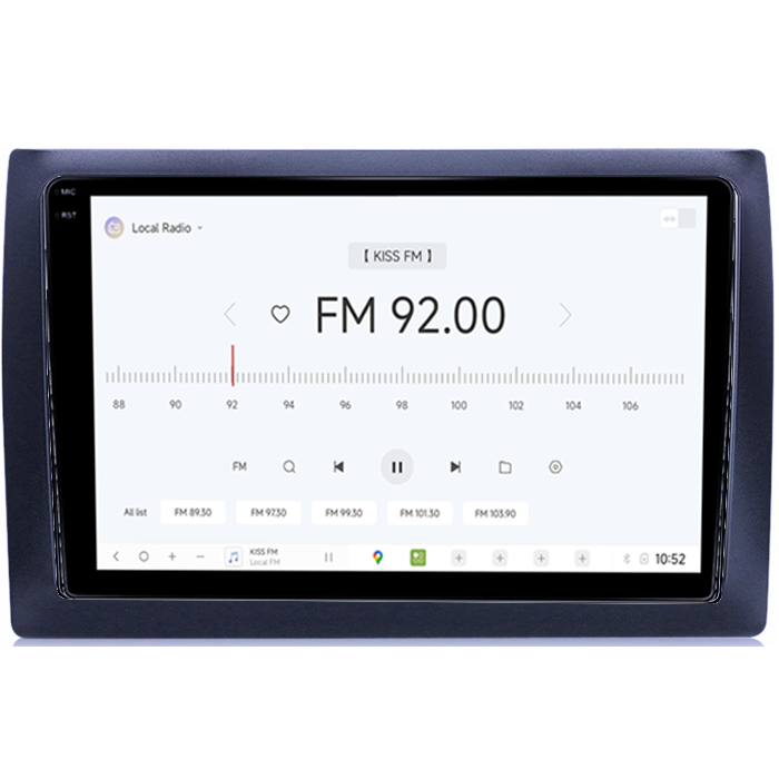 Navigatie dedicata Fiat Stilo 2010 DUDU3, 4GB RAM 64GB ROM, Octacore, Platforma 8581, Android, Display QLED 9", DSP, Carplay&AndroidAuto [4]