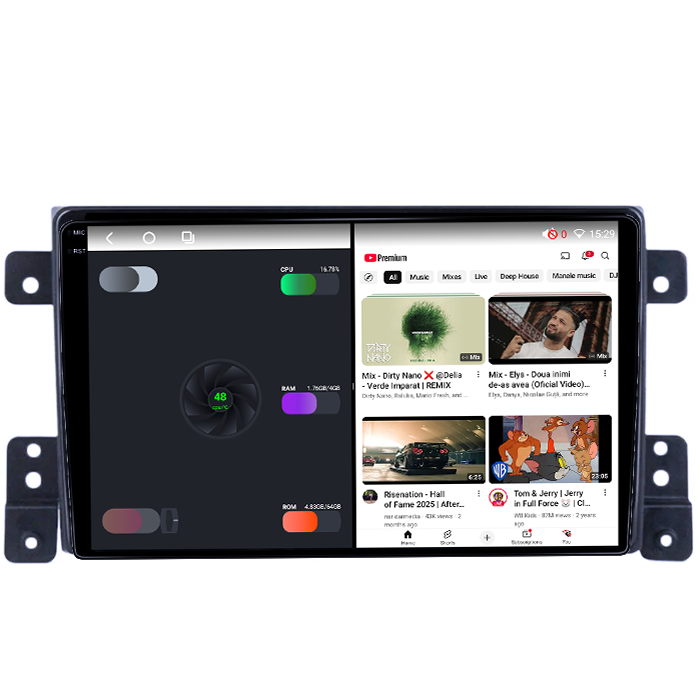 Navigatie dedicata Suzuki Vitara 2005-2015, 4GB RAM 64GB ROM, Octacore, Android 14, Display QLED 1K 9", Carplay&Android Auto, SIM 4G, Ventilator Activ [3]