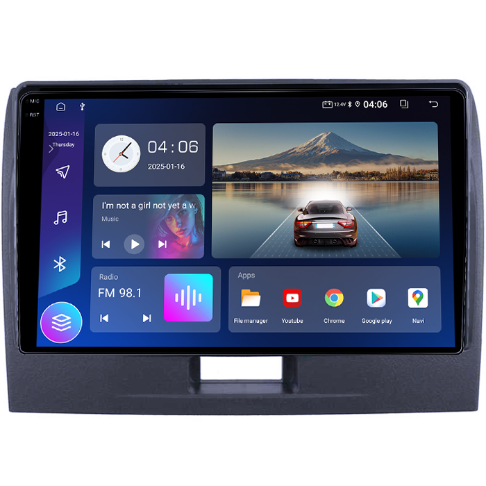 Navigatie dedicata Suzuki Wagonr 2010-2018, 4GB RAM 64GB ROM, Quad Core, Display 9" QLED  Carplay, Android 14, Bluetooth, Magazin Play, Suport Camere AHD [2]