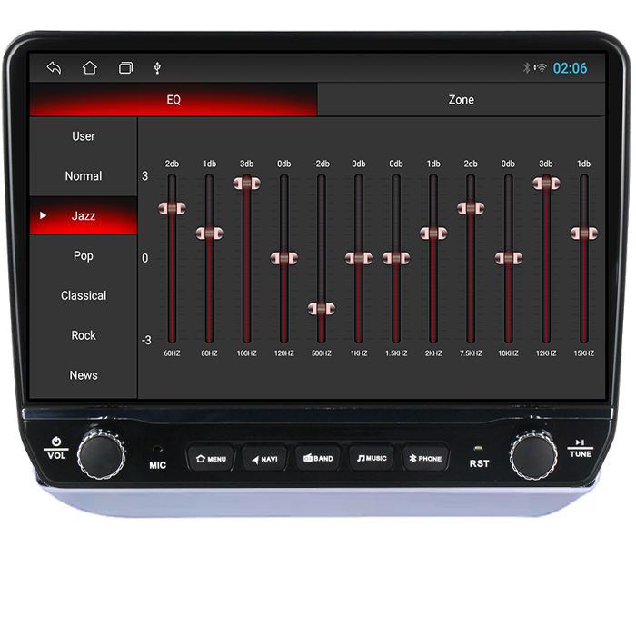 Navigatie dedicata Skoda Fabia 2007-2014 Tesla cu butoane rotative model 2024, 4GB RAM 64GB ROM, Procesor Quadcore, Android 14, Display QLED 10", DSP, Carplay&Android Auto [2]