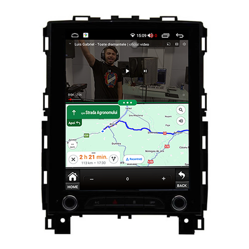 Navigatie Dedicata Tesla Integrat Renault Megane 4 /Talisman 2017+, 2GB RAM 32GB ROM, Quadcore, Android, Display QLED 9.7", DSP, Carplay&AndroidAuto [4]