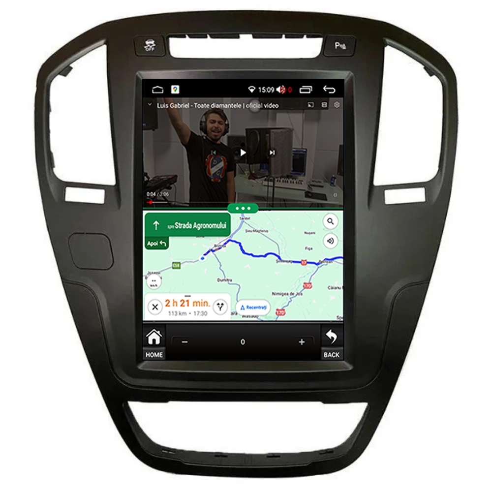 Navigatie Dedicata Tesla Integrat Opel Insignia 2009-2013 , 2GB RAM 32GB ROM, Quadcore, Android, Display QLED 9.7", DSP, Carplay&AndroidAuto [4]
