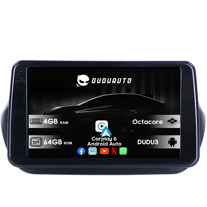 Navigatie dedicata Fiat Fiorino Qubo 2008-2017 DUDU3, 4GB RAM 64GB ROM, Octacore, Platforma 8581, Android, Display QLED 9", DSP, Carplay&AndroidAuto [1]