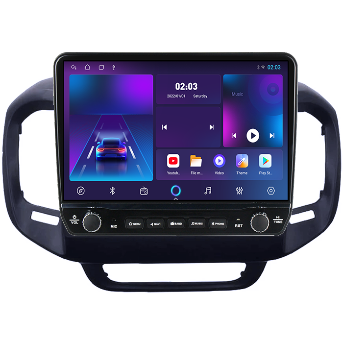 Navigatie dedicata Toro 2017-2020 Tesla cu butoane rotative model 2024, 4GB RAM 64GB ROM, Procesor Quadcore, Android 14, Display QLED 10", DSP, Carplay&Android Auto [6]