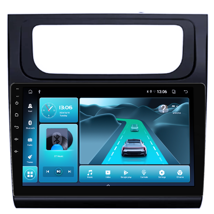 Navigatie dedicata Touran 2014, 8GB RAM 128GB ROM, Octacore, Platforma TS18, Android 14, Display QLED 9”, Suporta camera 360º, DSP, Carplay&Android Auto, SIM 4G, Ventilator Activ [4]