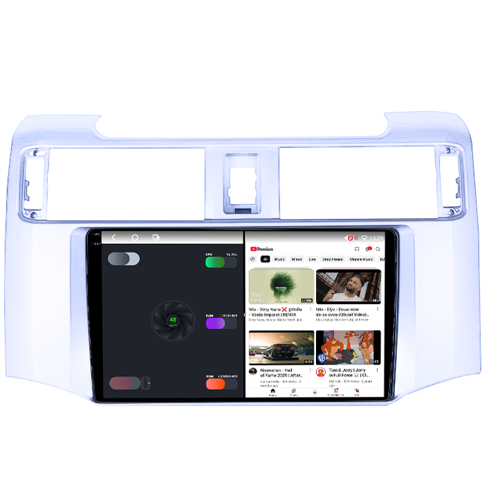 Navigatie dedicata Toyota 4Runner 2009-2017, 4GB RAM 64GB ROM, Octacore, Android 14, Display QLED 1K 9", Carplay&Android Auto, SIM 4G, Ventilator Activ [3]
