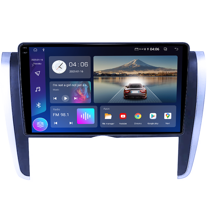 Navigatie dedicata Toyota Allion 2007-2020, 4GB RAM 64GB ROM, Quad Core, Display 9" QLED 1K, Carplay, Android 14, Bluetooth, Magazin Play, Suport Camere AHD [1]
