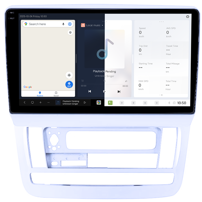 Navigatie dedicata Toyota Alphard 2002-2008, DUDU3, 4GB RAM 64GB ROM, Octacore, Platforma 8581, Android, Display QLED 9", DSP, Carplay&AndroidAuto [2]