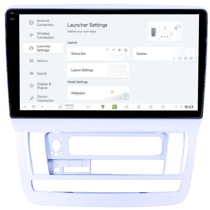 Navigatie dedicata Toyota Alphard 2002-2008, DUDU3, 4GB RAM 64GB ROM, Octacore, Platforma 8581, Android, Display QLED 9", DSP, Carplay&AndroidAuto [5]