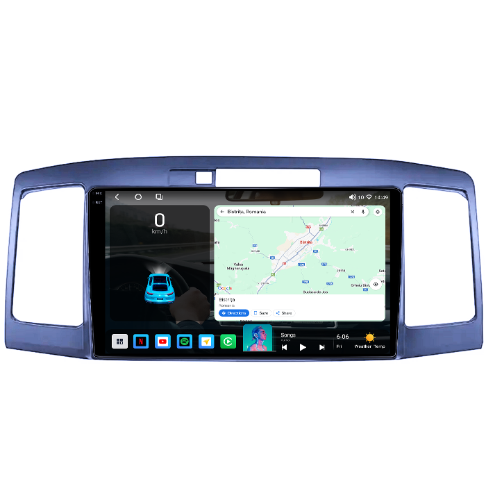 Navigatie dedicata Toyota Allion Premio 2001-2007, 4GB RAM 64GB ROM, Procesor Qualcomm Octacore, Android 14, Rezolutie 2K, Display QLED 9", DSP, Carplay&Android Auto, SIM 4G [4]