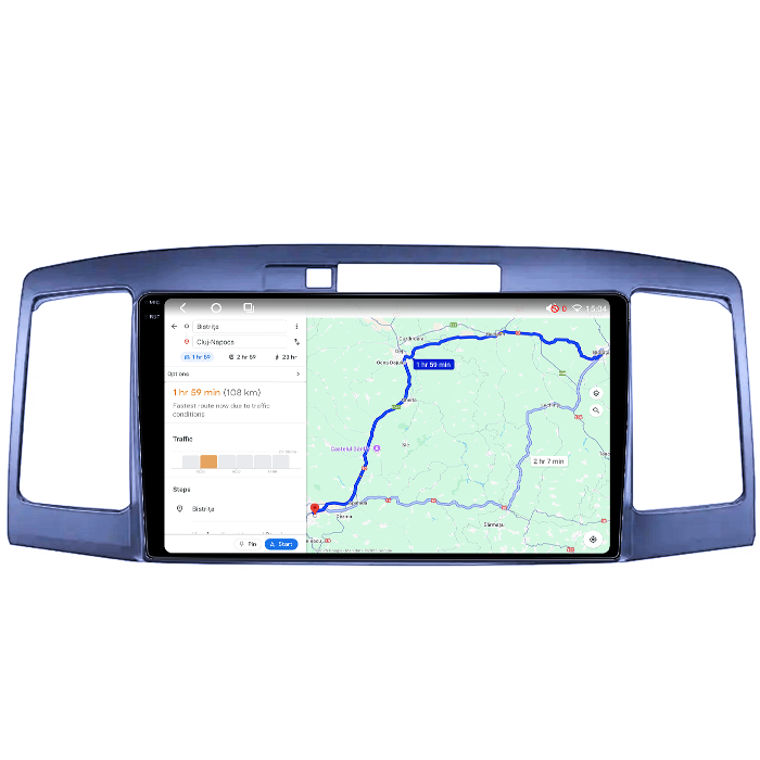 Navigatie dedicata Toyota Allion Premio 2001-2007, 8GB RAM 128GB ROM, Octacore, Platforma TS18, Android 14, Display QLED 9", Suporta camera 360", DSP, Carplay&Android Auto, SIM 4G, Ventilator Activ [3]