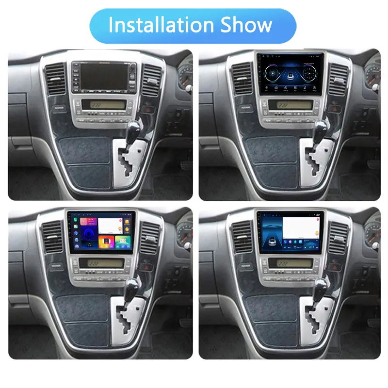 Navigatie dedicata Toyota Alphard 2002-2008, 4GB RAM 64GB ROM, Quad Core, Display 9" QLED  Carplay, Android 14, Bluetooth, Magazin Play, Suport Camere AHD [5]