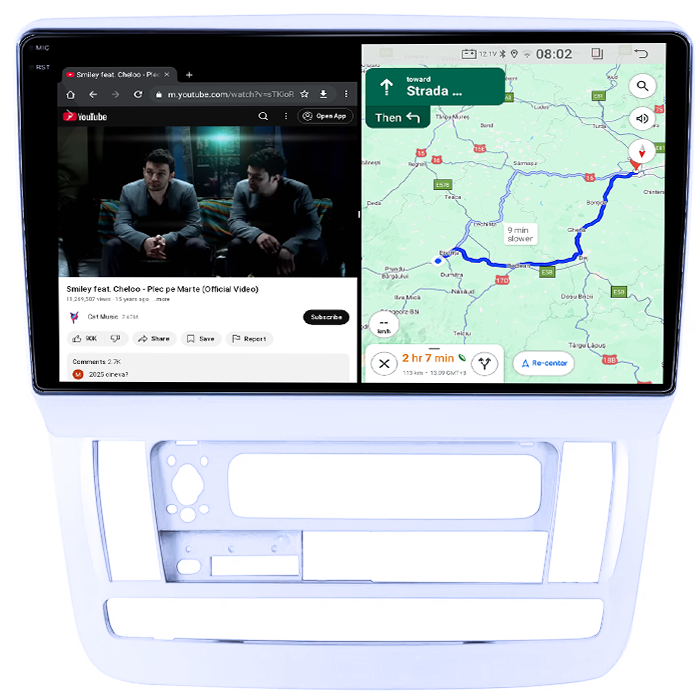 Navigatie dedicata Toyota Alphard 2002-2008, 4GB RAM 64GB ROM, Quad Core, Display 9" QLED 1K, Carplay, Android 14, Bluetooth, Magazin Play, Suport Camere AHD [3]