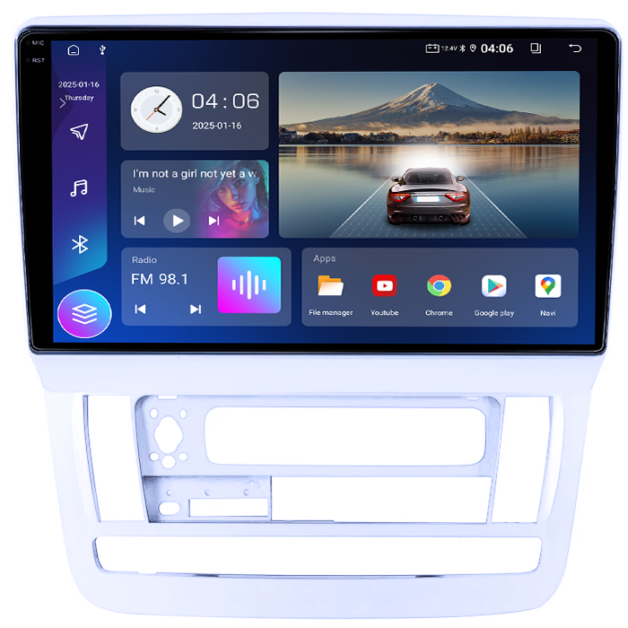 Navigatie dedicata Toyota Alphard 2002-2008, 4GB RAM 64GB ROM, Quad Core, Display 9" QLED 1K, Carplay, Android 14, Bluetooth, Magazin Play, Suport Camere AHD [1]