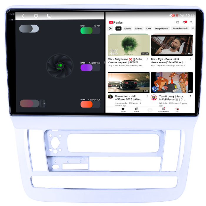 Navigatie dedicata Toyota Alphard 2002-2008, 8GB RAM 128GB ROM, Octacore, Platforma TS18, Android 14, Display QLED 9", Suporta camera 360", DSP, Carplay&Android Auto, SIM 4G, Ventilator Activ [3]