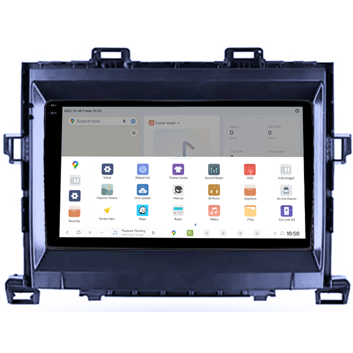 Navigatie dedicata Toyota Alphard 2008-2014, DUDU3, 4GB RAM 64GB ROM, Octacore, Platforma 8581, Android, Display QLED 9", DSP, Carplay&AndroidAuto [3]