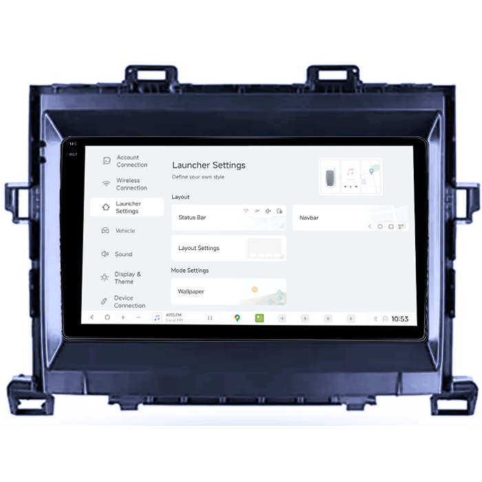 Navigatie dedicata Toyota Alphard 2008-2014, DUDU3, 4GB RAM 64GB ROM, Octacore, Platforma 8581, Android, Display QLED 9", DSP, Carplay&AndroidAuto [5]