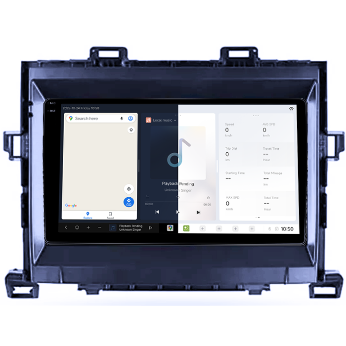 Navigatie dedicata Toyota Alphard 2008-2014, DUDU3, 4GB RAM 64GB ROM, Octacore, Platforma 8581, Android, Display QLED 9", DSP, Carplay&AndroidAuto [2]