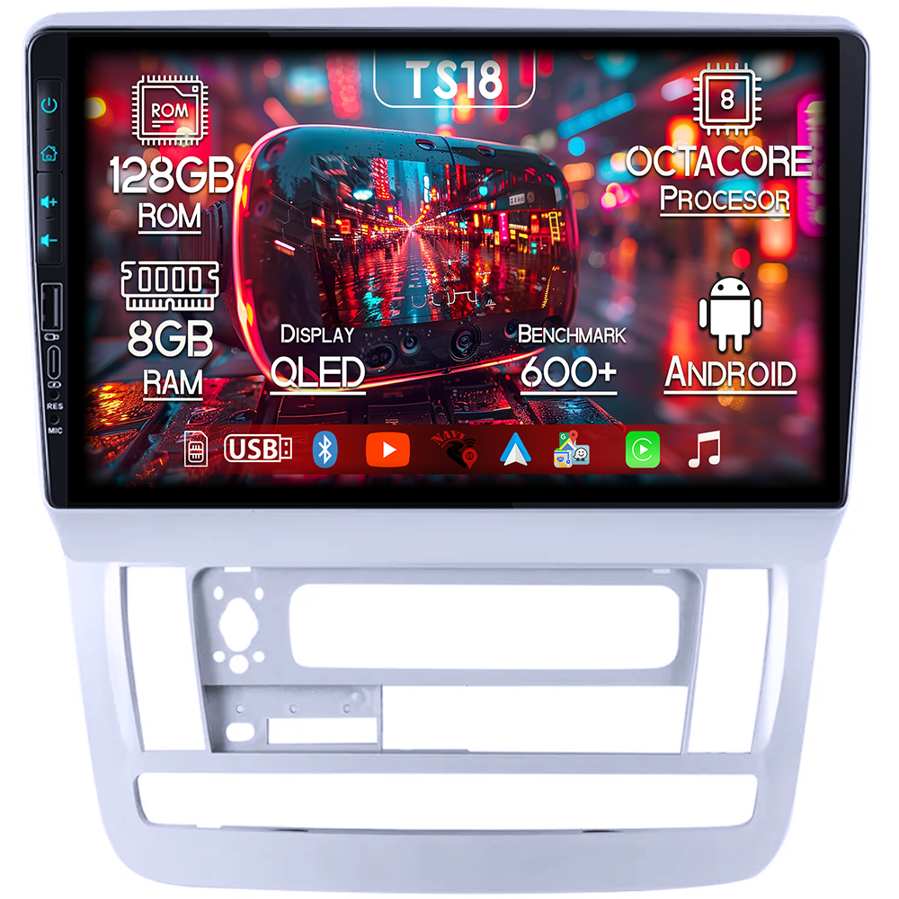Navigatie dedicata Toyota Alphard 2002-2008, USB&Butoane fizice frontale, Platforma TS18, 9 Inch, 8GB RAM 128GB ROM, Octacore, Android 14, Android Auto&Carplay [1]