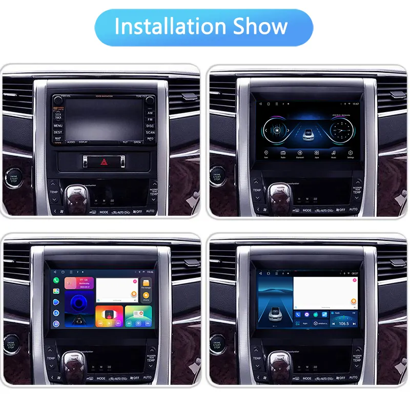 Navigatie dedicata Toyota Alphard 2008-2014, 4GB RAM 64GB ROM, Octacore, Android 14, Display QLED 1K 9", Carplay&Android Auto, SIM 4G, Ventilator Activ [5]