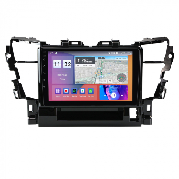 Navigatie dedicata Toyota Alphard 2015-2020, 4 GB RAM 32 ROM, Android 13, Display QLED, 10", DSP, Carplay, Android Auto, Internet, Youtube, Waze, WI-FI, USB, Bluetooth [2]