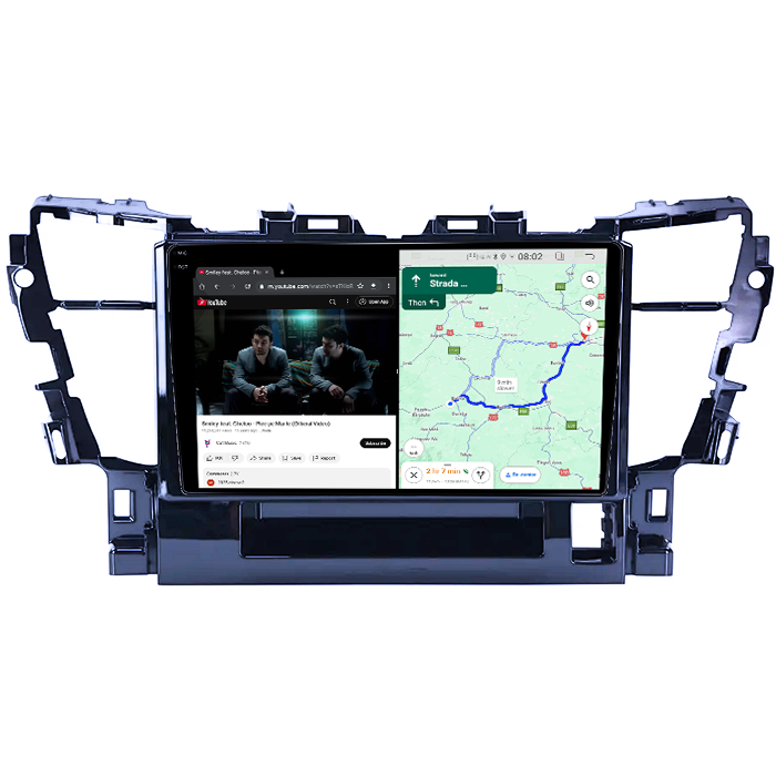 Navigatie dedicata Toyota Alphard 2015-2020, 4GB RAM 64GB ROM, Quadcore, Android 14, Display QLED 1K, 9", DSP, Carplay&Android Auto, Suport camere AHD [5]