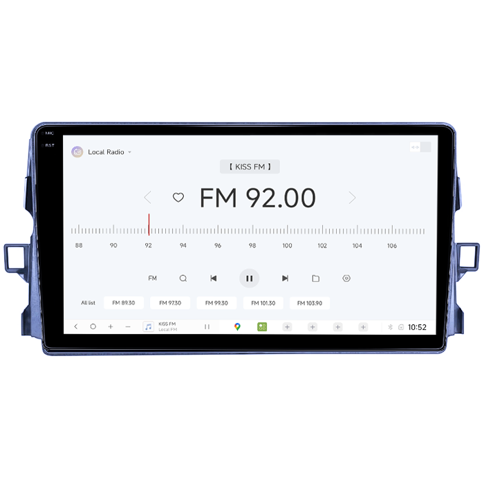 Navigatie dedicata Toyota Auris 2006-2011, DUDU3, 4GB RAM 64GB ROM, Octacore, Platforma 8581, Android, Display QLED 9", DSP, Carplay&AndroidAuto [4]