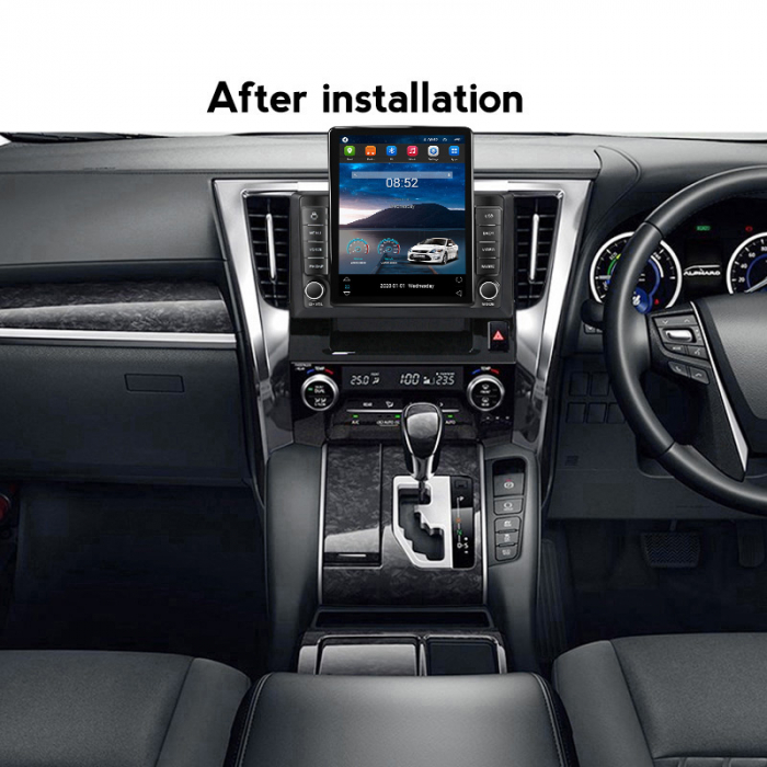 Navigatie dedicata Toyota Alphard 2015-2020,Tesla Style, ANDROID 13,Carplay&Android Auto, 10 inch , 8+128GB, Internet, Aplicatii, Waze, GPS [3]