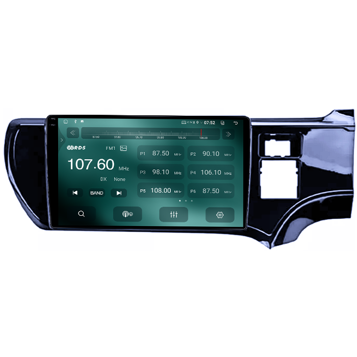 Navigatie dedicata Toyota Aqua 2011-2017 Right, 4GB RAM 64GB ROM, Quad Core, Display 9" QLED 1K, Carplay, Android 14, Bluetooth, Magazin Play, Suport Camere AHD [3]