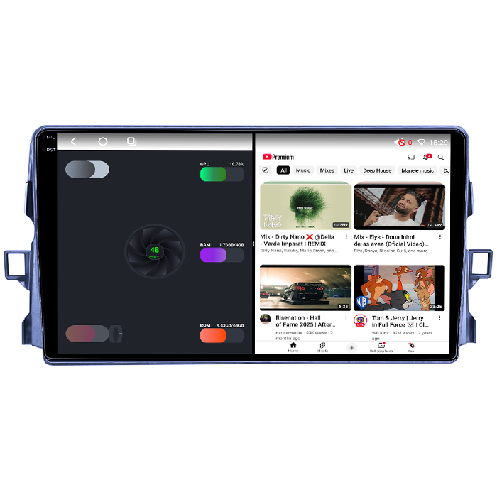 Navigatie dedicata Toyota Auris 2006-2011, 4GB RAM 64GB ROM, Procesor Qualcomm Octacore, Android 14, Rezolutie 2K, Display QLED 9", DSP, Carplay&Android Auto, SIM 4G [4]