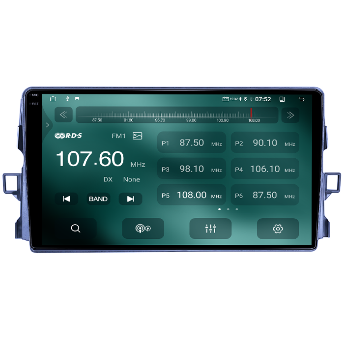 Navigatie dedicata Toyota Auris 2006-2011, 4GB RAM 64GB ROM, Quad Core, Display 9" QLED 1K, Carplay, Android 14, Bluetooth, Magazin Play, Suport Camere AHD [5]
