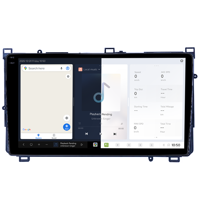 Navigatie dedicata Toyota Corolla 11 Auris E180 2017-2018, DUDU3, 4GB RAM 64GB ROM, Octacore, Platforma 8581, Android, Display QLED 9", DSP, Carplay&AndroidAuto [2]