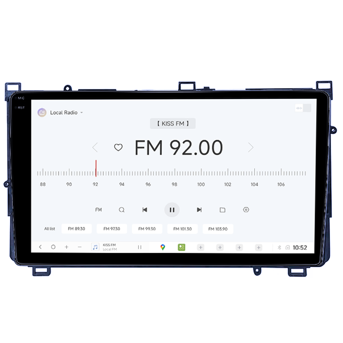 Navigatie dedicata Toyota Corolla 11 Auris E180 2017-2018, DUDU3, 4GB RAM 64GB ROM, Octacore, Platforma 8581, Android, Display QLED 9", DSP, Carplay&AndroidAuto [4]