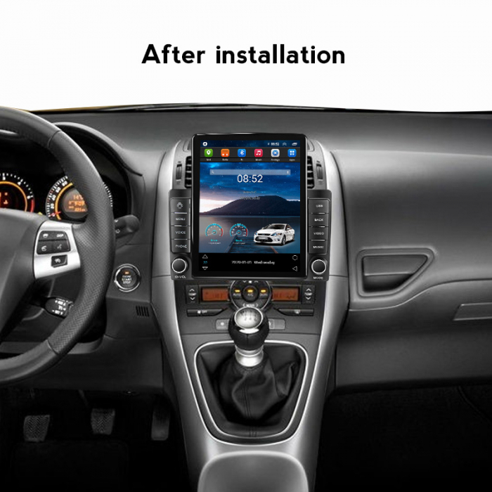 Navigatie dedicata Toyota Auris 2006-2011,Tesla Style, ANDROID 13,Carplay&Android Auto, 10 inch , 8+128GB, Internet, Aplicatii, Waze, GPS [4]
