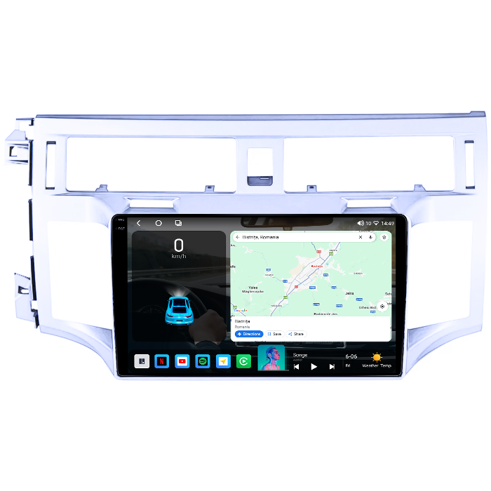 Navigatie dedicata Toyota Avalon 2005-2010, 4GB RAM 64GB ROM, Procesor Qualcomm Octacore, Android 14, Rezolutie 2K, Display QLED 9", DSP, Carplay&Android Auto, SIM 4G [3]
