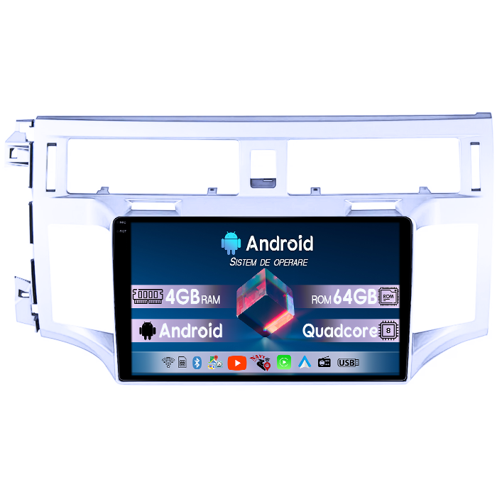 Navigatie dedicata Toyota Avalon 2005-2010, 4GB RAM 64GB ROM, Quad Core, Display 9" QLED 1K, Carplay, Android 14, Bluetooth, Magazin Play, Suport Camere AHD [1]