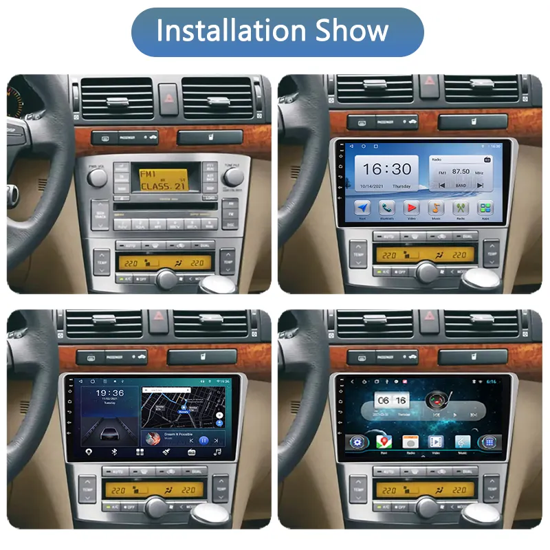 Navigatie dedicata Toyota Avensis 2002-2008 Silver, DUDU3, 4GB RAM 64GB ROM, Octacore, Platforma 8581, Android, Display QLED 9", DSP, Carplay&AndroidAuto [6]