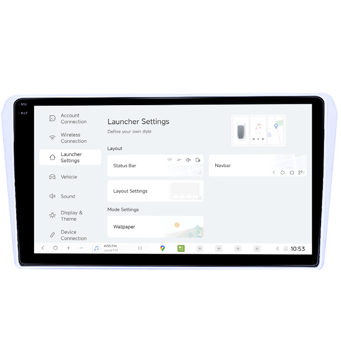 Navigatie dedicata Toyota Avensis 2002-2008 Silver, DUDU3, 4GB RAM 64GB ROM, Octacore, Platforma 8581, Android, Display QLED 9", DSP, Carplay&AndroidAuto [5]