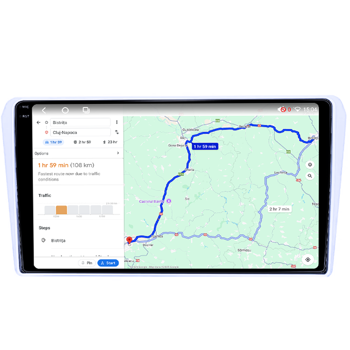 Navigatie dedicata Toyota Avensis 2002-2008 Silver, 4GB RAM 64GB ROM, Procesor Qualcomm Octacore, Android 14, Rezolutie 2K, Display QLED 9", DSP, Carplay&Android Auto, SIM 4G [5]