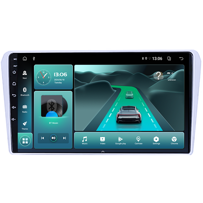 Navigatie dedicata Toyota Avensis 2002-2008 Silver, 8GB RAM 128GB ROM, Octacore, Platforma TS18, Android 13, Display QLED 9”, Suporta camera 360º, DSP, Carplay&Android Auto, SIM 4G, Ventilator Activ [1]