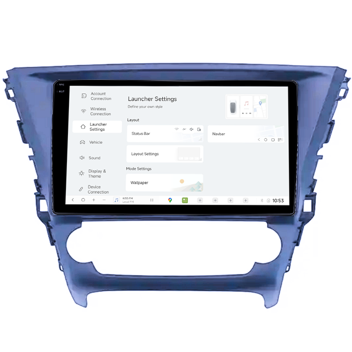 Navigatie dedicata Toyota Avensis Touring Sports, DUDU3, 4GB RAM 64GB ROM, Octacore, Platforma 8581, Android, Display QLED 9", DSP, Carplay&AndroidAuto [5]