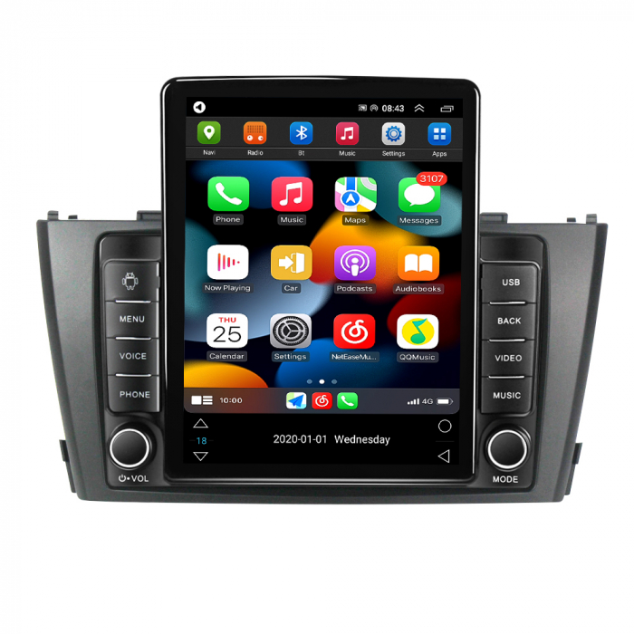 Navigatie dedicata Toyota Avensis 2008-2015 ,Tesla Style, ANDROID 13,Carplay&Android Auto, 10 inch , 8+128GB, Internet, Aplicatii, Waze, GPS [2]