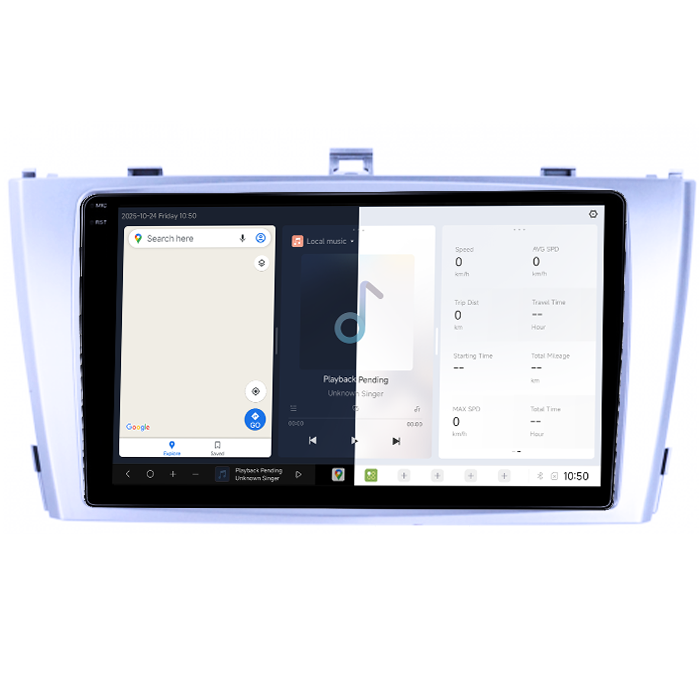 Navigatie dedicata Toyota Avensis 2008-2015, DUDU3, 4GB RAM 64GB ROM, Octacore, Platforma 8581, Android, Display QLED 9", DSP, Carplay&AndroidAuto [2]