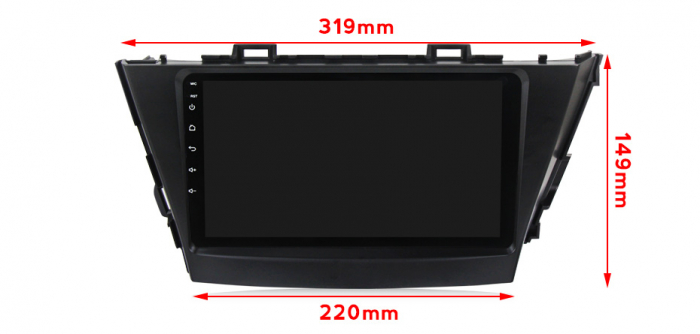 Navigatie dedicata Toyota Prius Plus V Alpha 2012-2017, 4 GB RAM 32 ROM, Android 13, Carplay, Display QLED, 9", DSP, Carplay, Android Auto, Internet, Youtube, Waze, WI-FI, USB, Blueto [5]